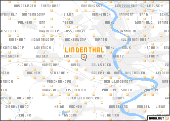 map of Lindenthal