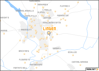 map of Linden