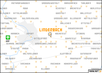 map of Linderbach