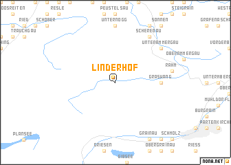 map of Linderhof