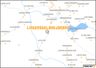 map of Lindero de la Mejorana