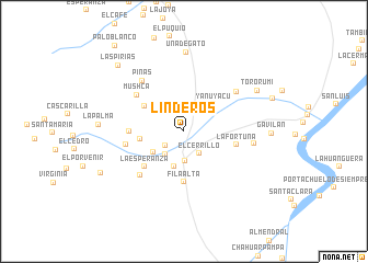 map of Linderos