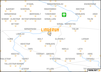 map of Linderum