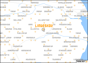 map of Lindeskov