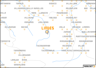 map of Lindes