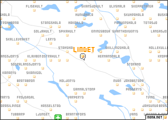 map of Lindet