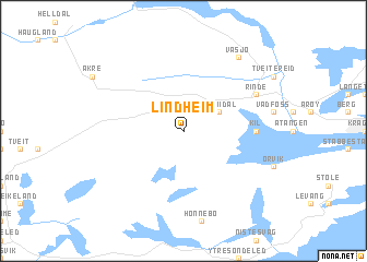 map of Lindheim
