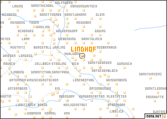 map of Lindhof
