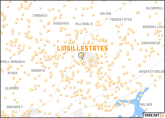 map of Lindill Estates