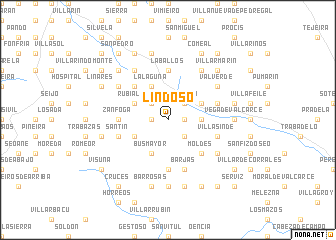 map of Lindoso