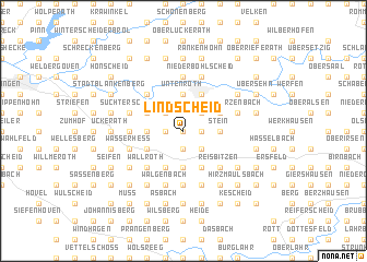 map of Lindscheid