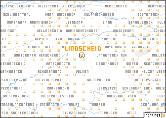 map of Lindscheid