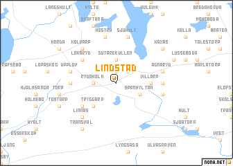 map of Lindstad