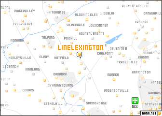 map of Line Lexington