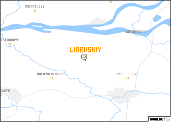 map of Linevskiy