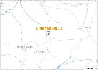 map of Lingadahalli