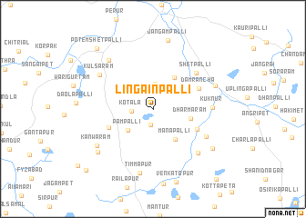 map of Lingainpalli