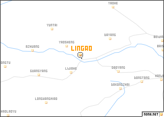 map of Lingao