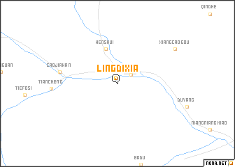 map of Lingdixia