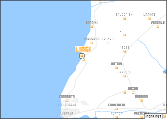 map of Liņģi