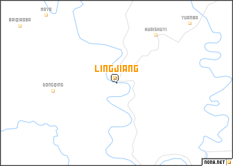 map of Lingjiang