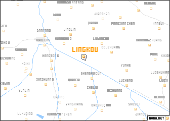 map of Lingkou