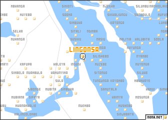 map of Lingonsa