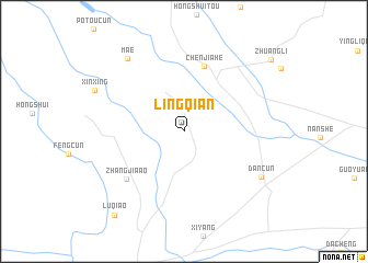 map of Lingqian