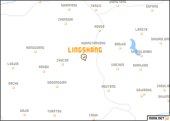 map of Lingshang