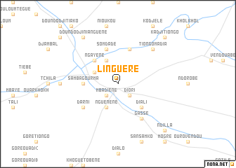 map of Linguère