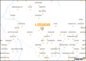 map of Linguéwé