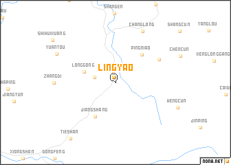 map of Lingyao