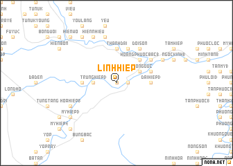 map of Linh Hiệp