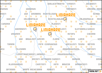 map of Linia Mare