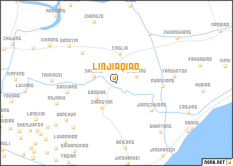 map of Linjiaqiao