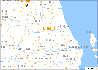 map of Linjia