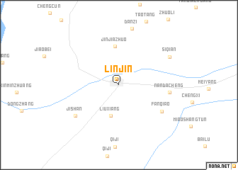 map of Linjin