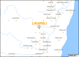 map of Lin-jung-li