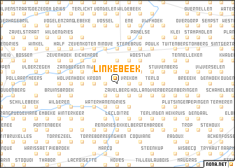 map of Linkebeek