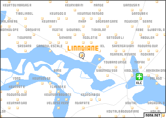 map of Linndiane