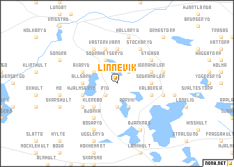 map of Linnevik