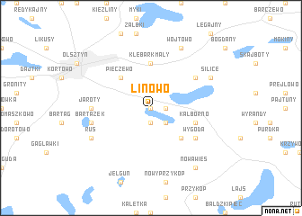 map of Linowo