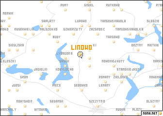 map of Linowo