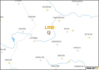 map of Linqi