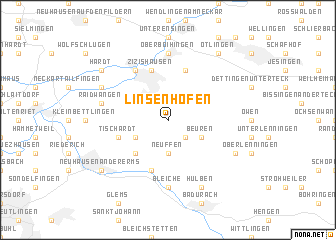 map of Linsenhofen