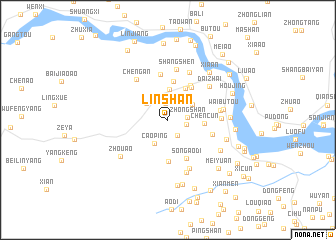 map of Linshan