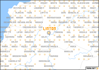 map of Linton