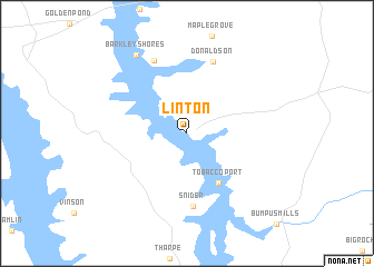 map of Linton