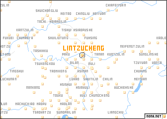 map of Lin-tzu-ch\