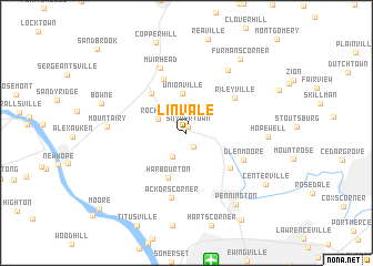 map of Linvale